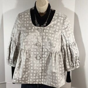Charles Gray London silver metallic jacket